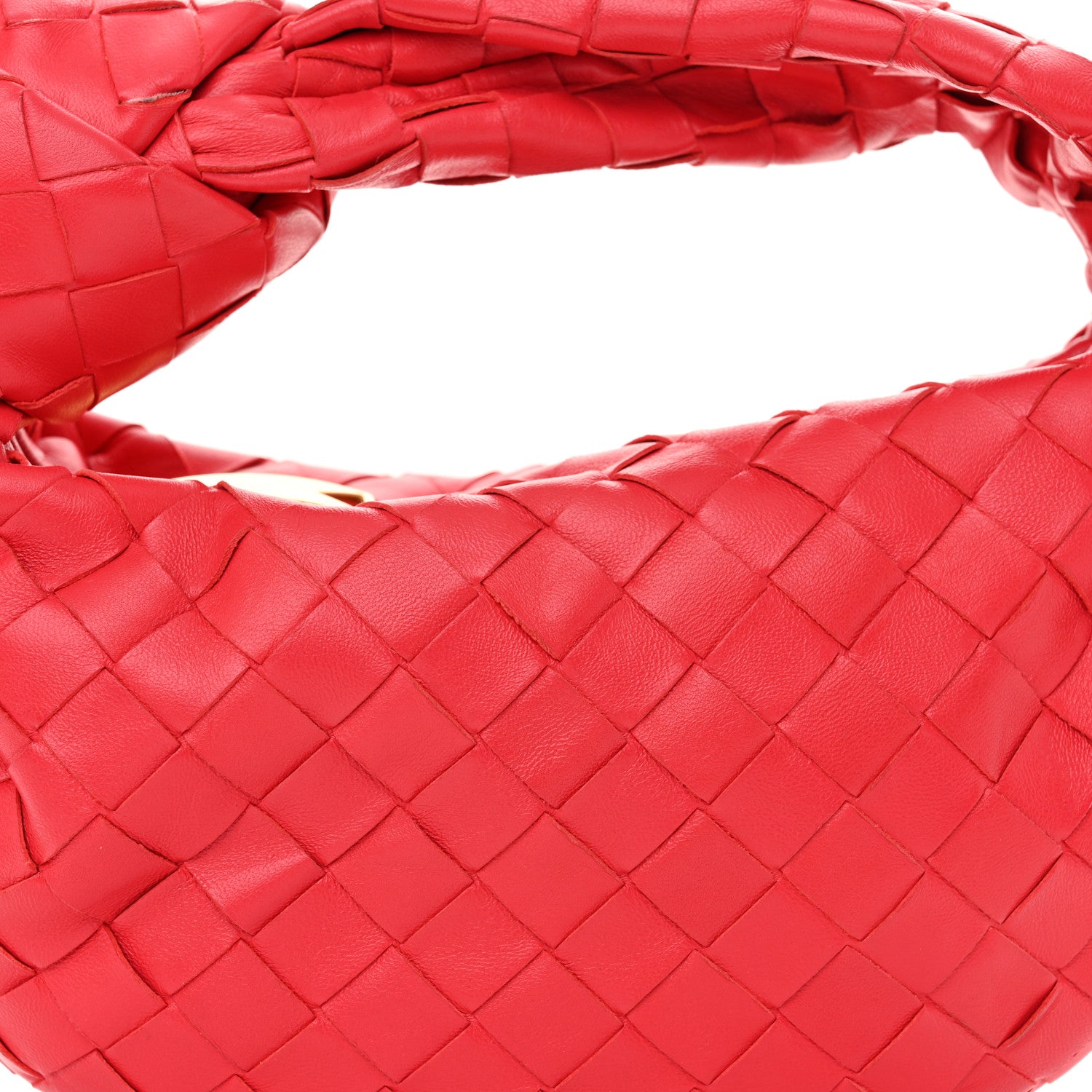 Bottega Veneta Nappa Intrecciato Mini Jodie Cranberry 8 of 11