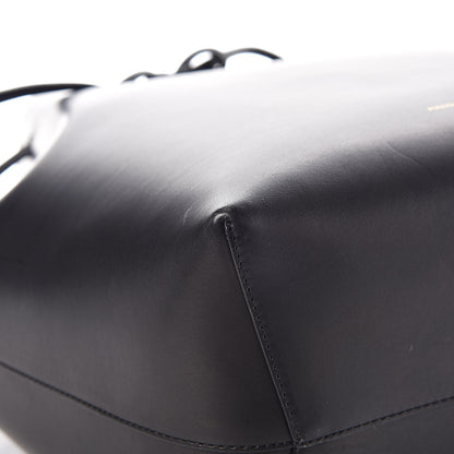 Mansur Gavriel Vegetable Tanned Calfskin Bucket Bag Black Oro 9 of 12