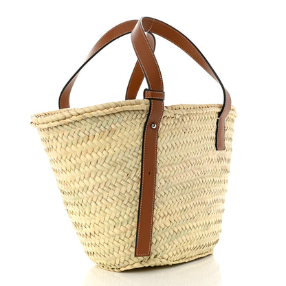 Loewe Raffia Basket Tote Bag Natural Tan 2 of 10