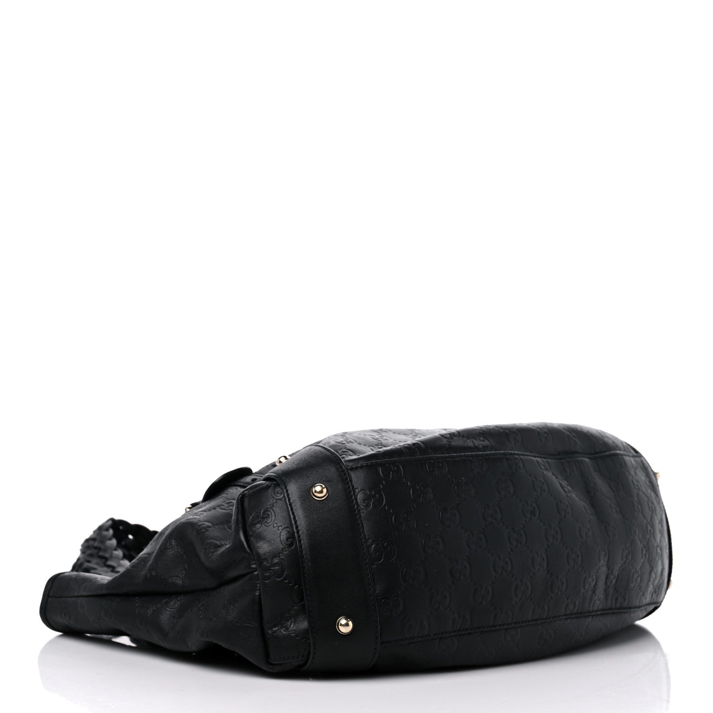 Guccissima Medium Pelham Shoulder Bag Black