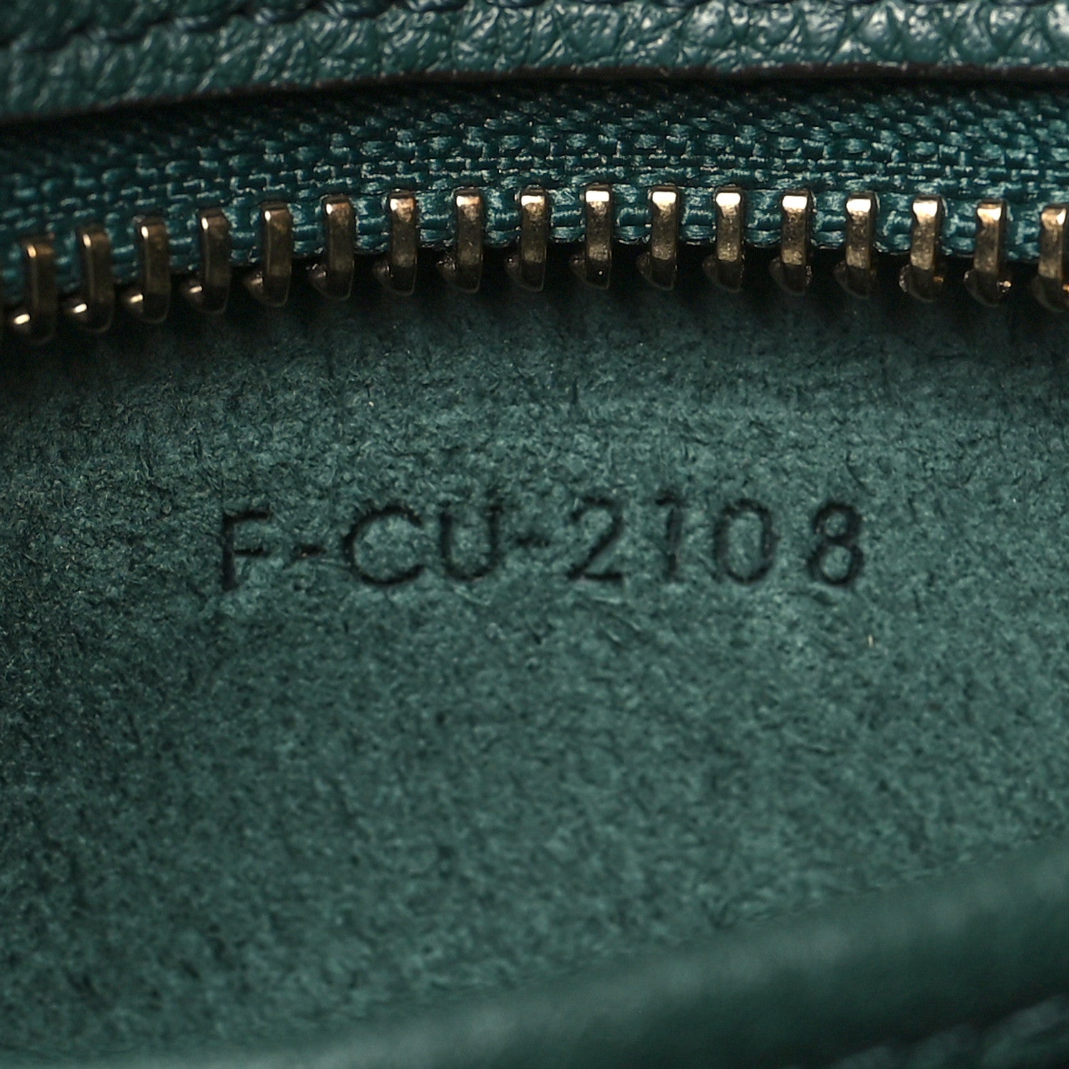 Celine Drummed Calfskin Nano Luggage Amazone 7 of 10