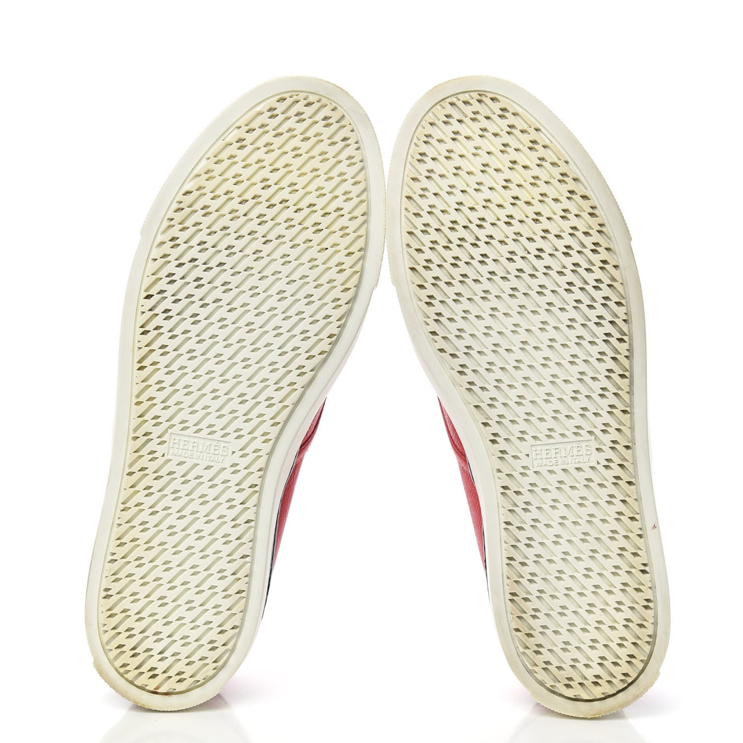 Hermes Epsom Womens Kick Sneakers 36.5 Rouge 5 of 10