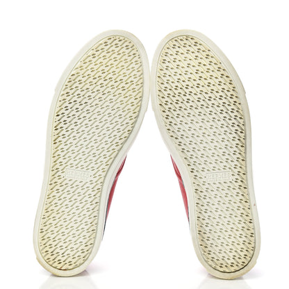Hermes Epsom Womens Kick Sneakers 36.5 Rouge 5 of 10