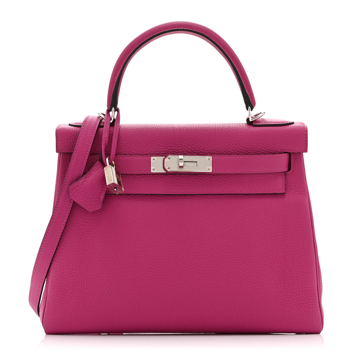 Hermes Togo Kelly Retourne 28 Rose Pourpre 1 of 10