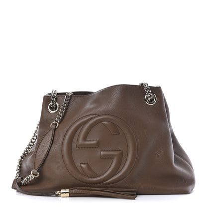 Gucci Cellarius Calfskin Medium Soho Chain Shoulder Bag Acero 1 of 10