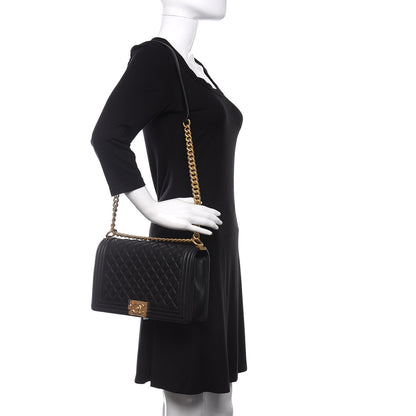 Chanel Caviar Quilted New Medium Boy Flap Black 2 of 11