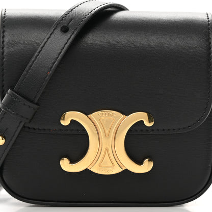 Celine Shiny Calfskin Mini Triomphe Black 8 of 16