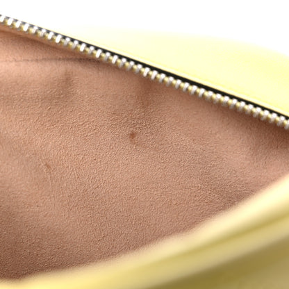 Gucci Calfskin Matelasse Small GG Marmont Chain Shoulder Bag Banana 12 of 16