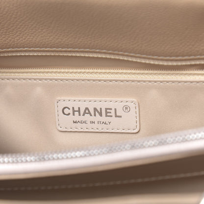 Chanel Caviar Quilted Grand Shopping Tote GST Beige Clair 6 of 12