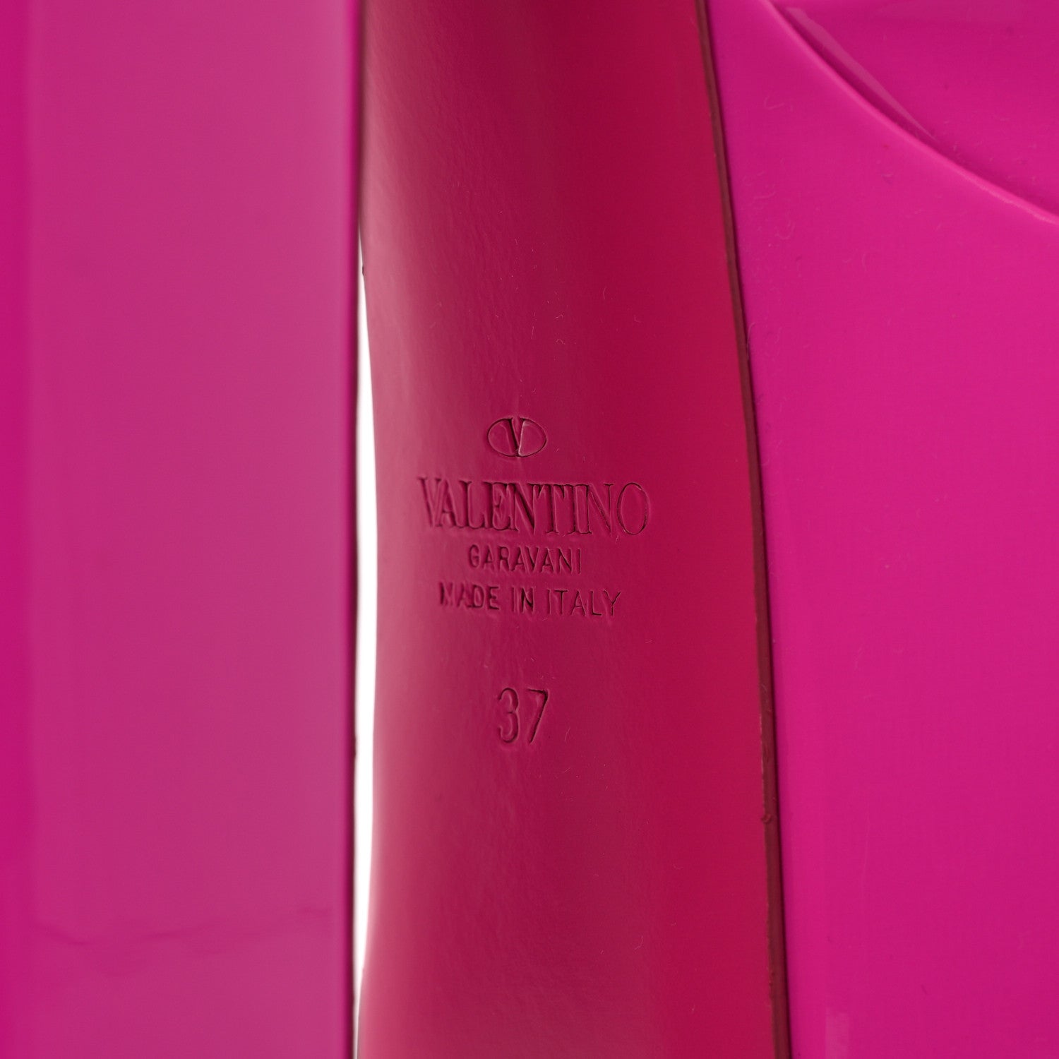 Valentino Garavani Patent DiscoBox 80/180mm Platform Pumps 37 Pink PP 8 of 10