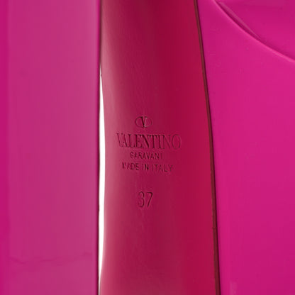 Valentino Garavani Patent DiscoBox 80/180mm Platform Pumps 37 Pink PP 8 of 10