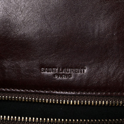 Saint Laurent Vegetal Cloud Tressage Monogram Medium Niki Chain Satchel Burnt Brown 6 of 18