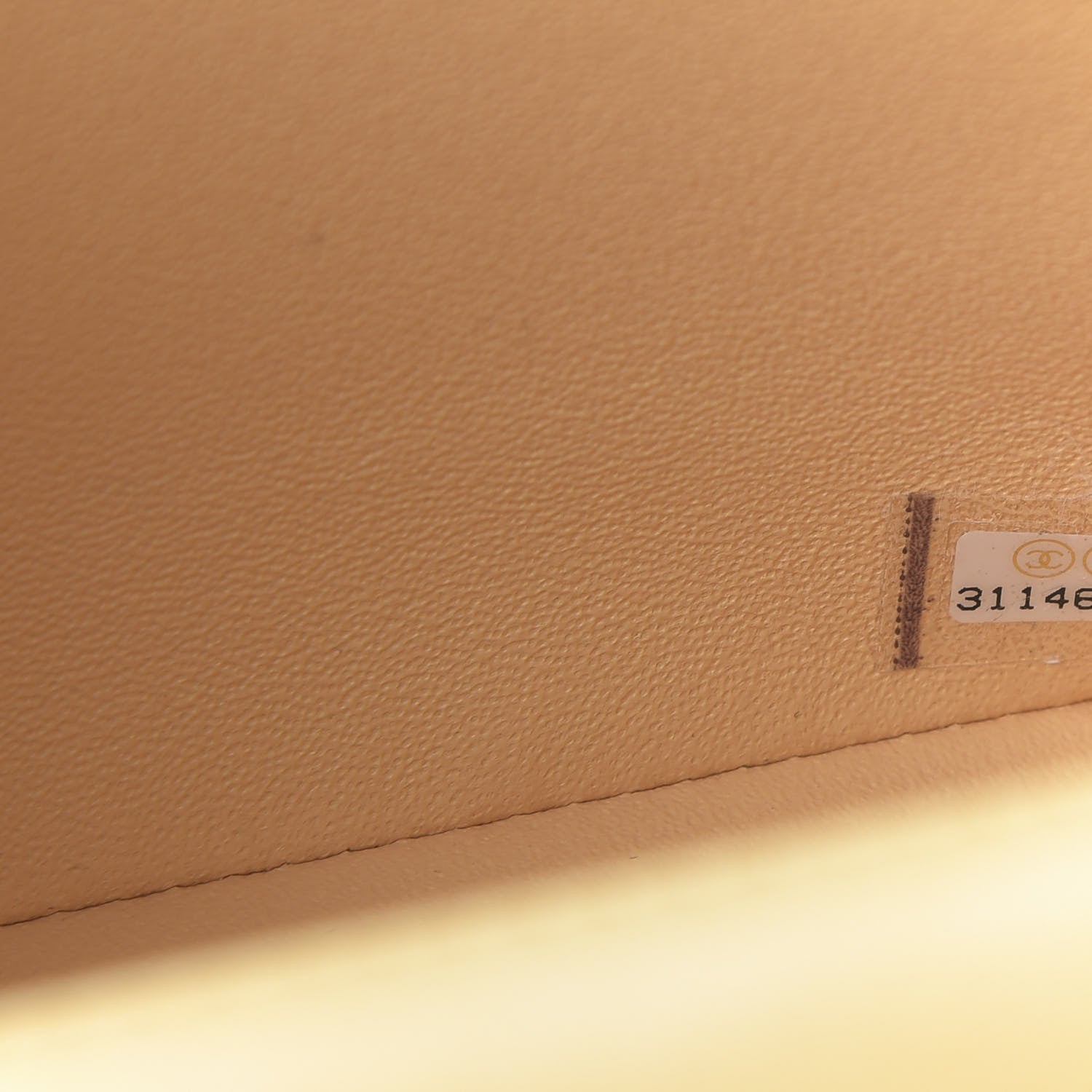 Chanel Lambskin Quilted Mini Rectangular Flap Pink Yellow 9 of 9