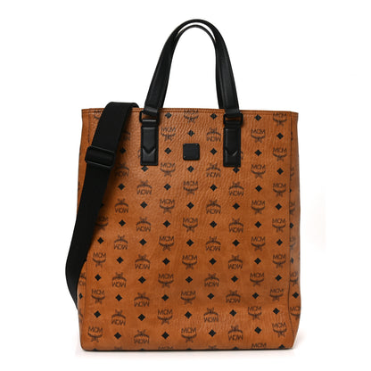 MCM Visetos Klassik Tote Cognac Black 1 of 9
