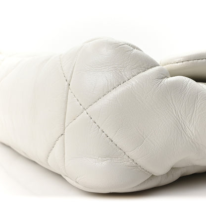 Chanel Lambskin Quilted Medium Chanel 19 Flap White 10 of 10