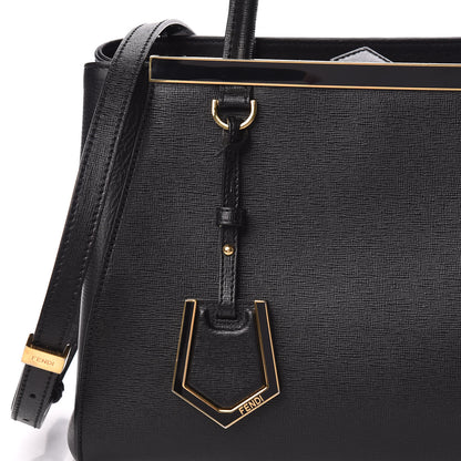 Fendi Vitello Elite Petite 2Jours Tote Black 12 of 12