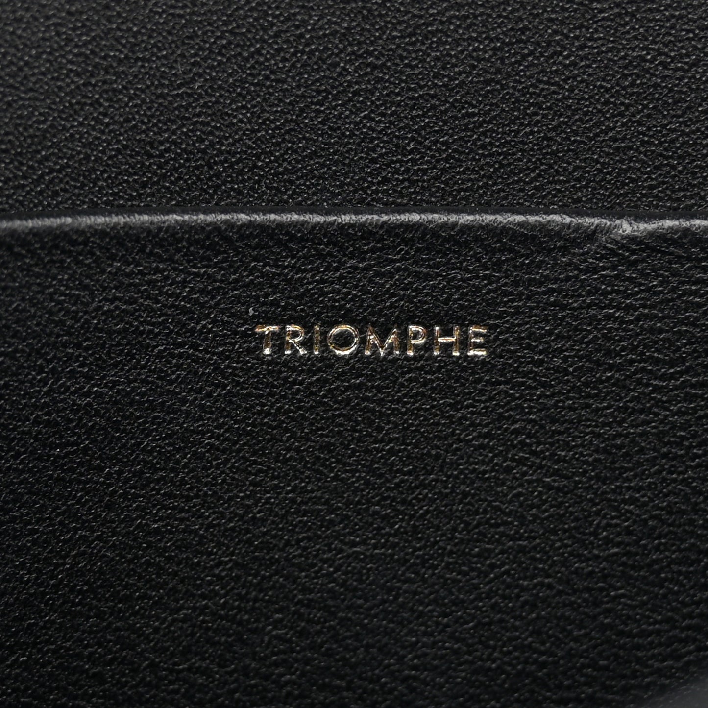 Shiny Calfskin Medium Triomphe Black