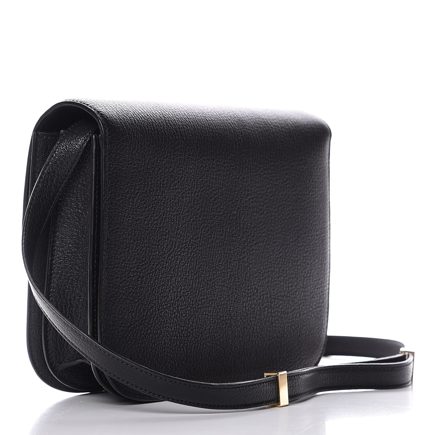 Celine Goatskin Medium Classic Box Flap Bag Black 3 of 7