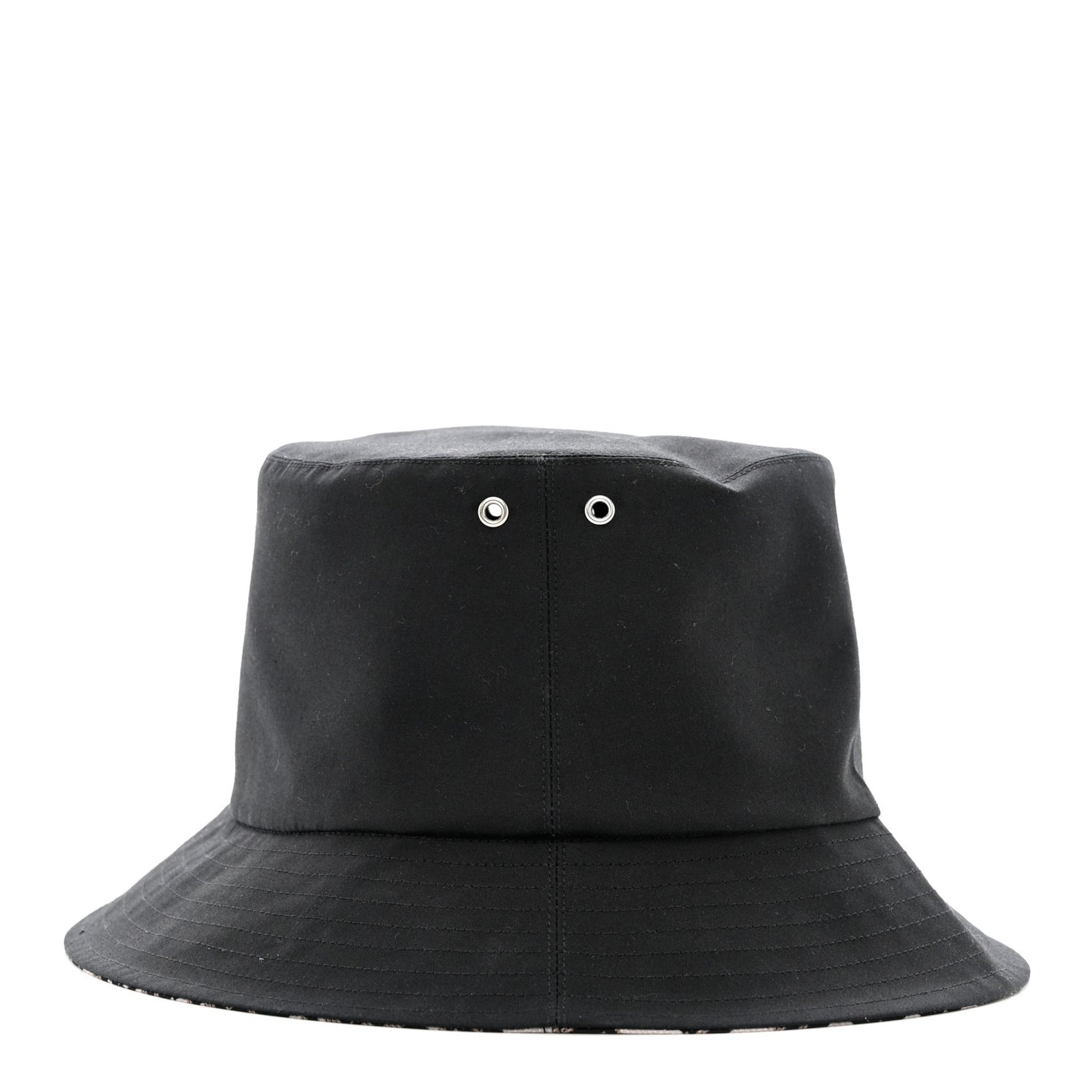 Oblique Reversible Teddy-D Brim Bucket Hat 57 Black