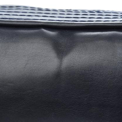 Chanel Lambskin Stitched Expandable Tote Navy 9 of 11