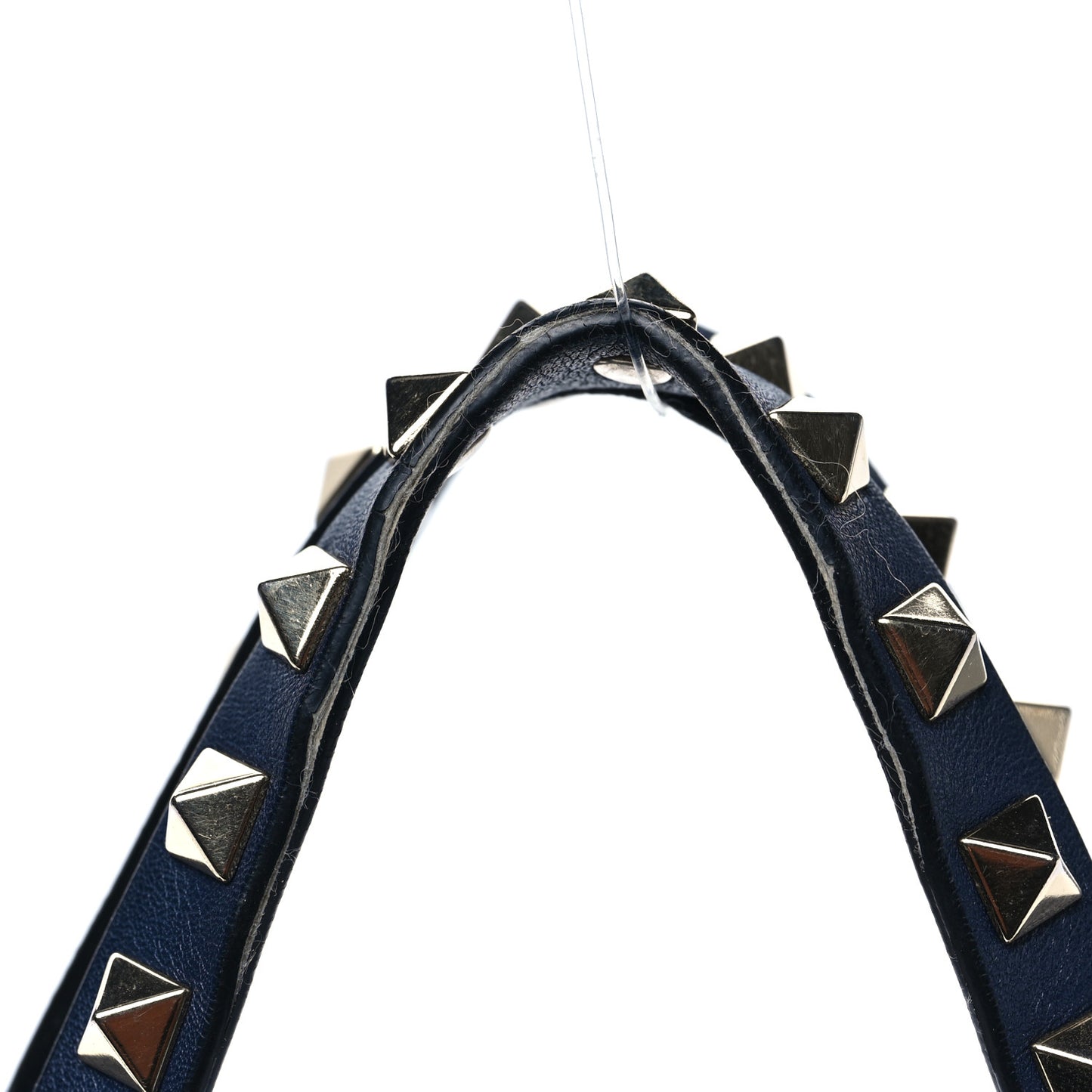 Vitello Medium Rockstud Tote Marine