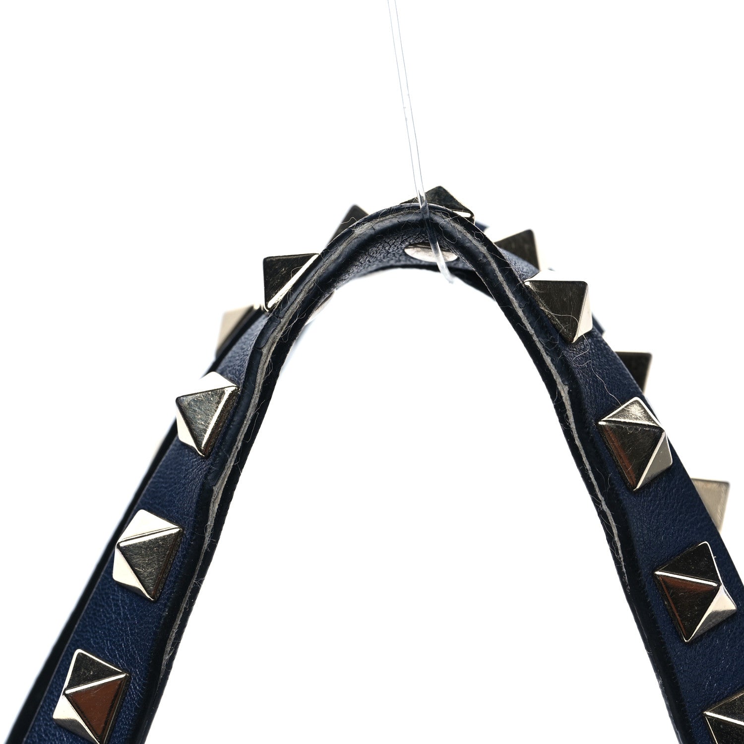 Valentino Garavani Vitello Medium Rockstud Tote Marine 10 of 10
