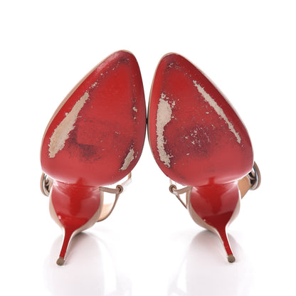 Christian Louboutin Shiny Nappa Hollandway Pumps 39 Nude 7 of 8