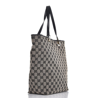 Gucci Monogram Canvas Medium Tote Black 3 of 10
