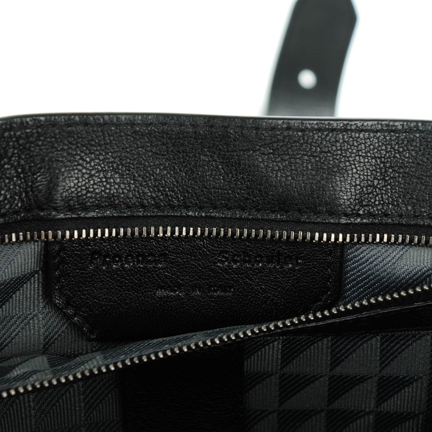 Proenza Schouler Lambskin Medium PS1 Satchel Black 7 of 8