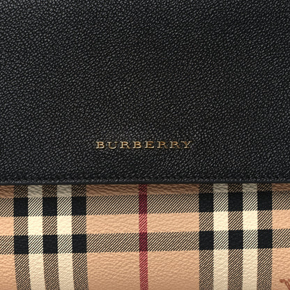 Burberry Haymarket Check Small Loxley Crossbody Black 7 of 9