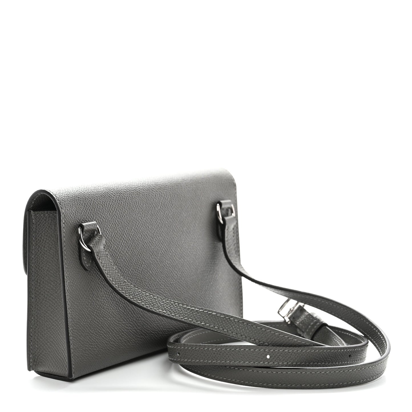 Box Hermesnap Wallet Black Gris Meyer