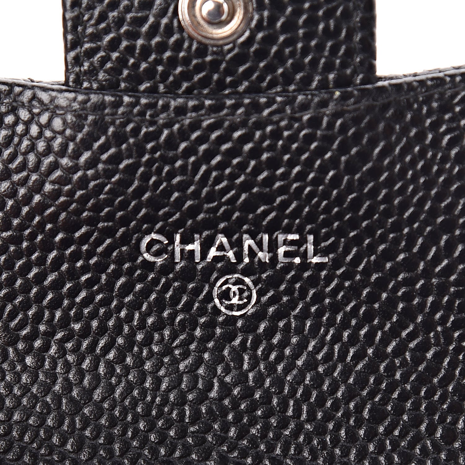 Chanel Caviar Quilted Flap Card Holder Black 5 of 10