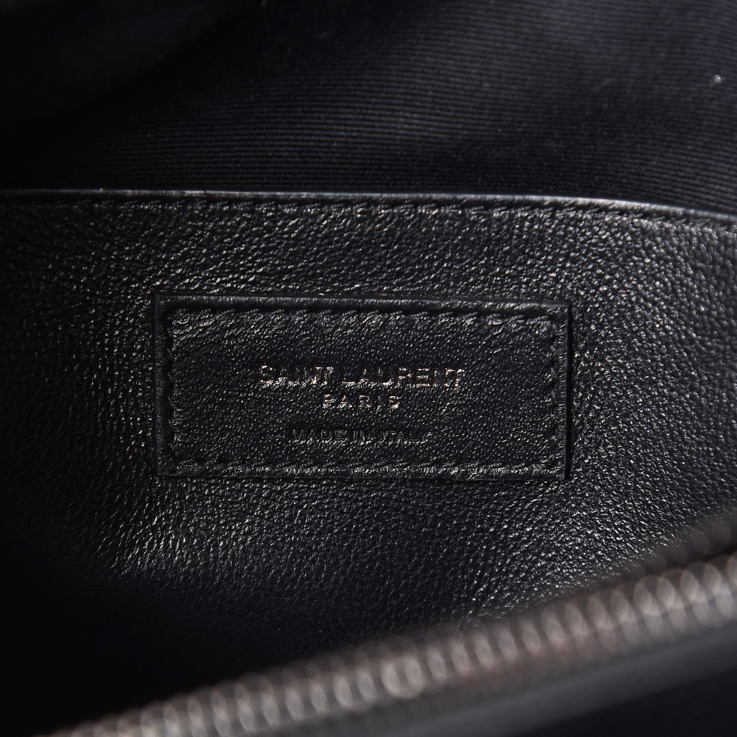 Saint Laurent Sheepskin Matelasse Chevron Monogram Large College Satchel Black 7 of 11