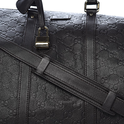 Gucci Guccissima Large Carry On Duffle Chocolate 11 of 11