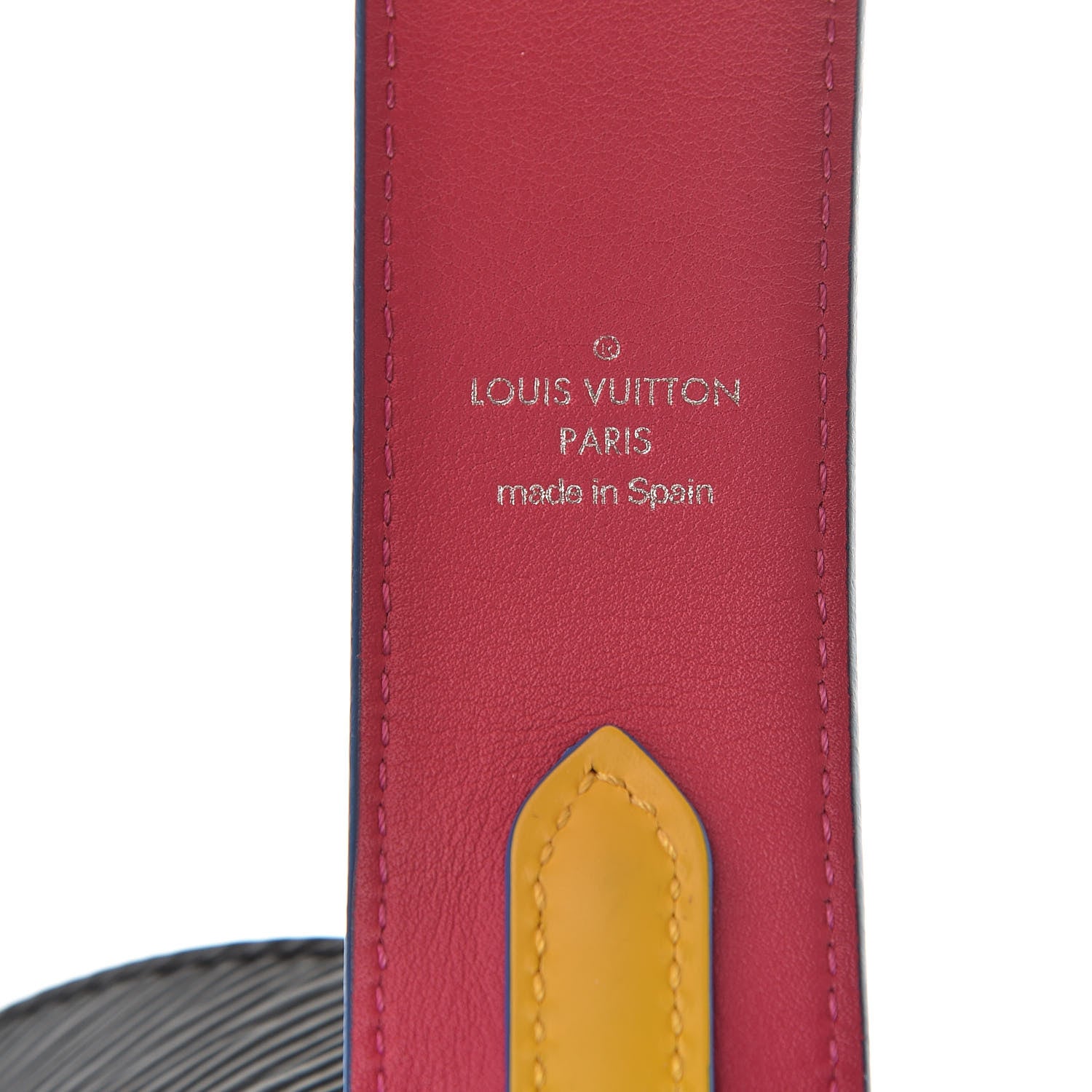 Louis Vuitton Epi Bandouliere Shoulder Strap Black 3 of 4