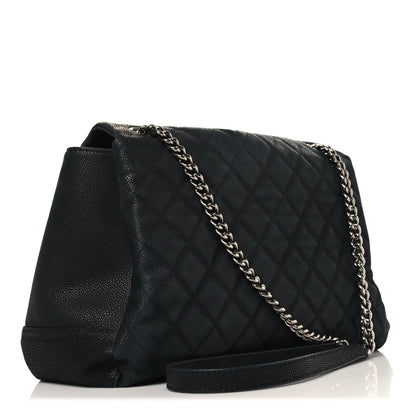 Chanel Iridescent Caviar Medium Lady Pearly Flap Black 2 of 13