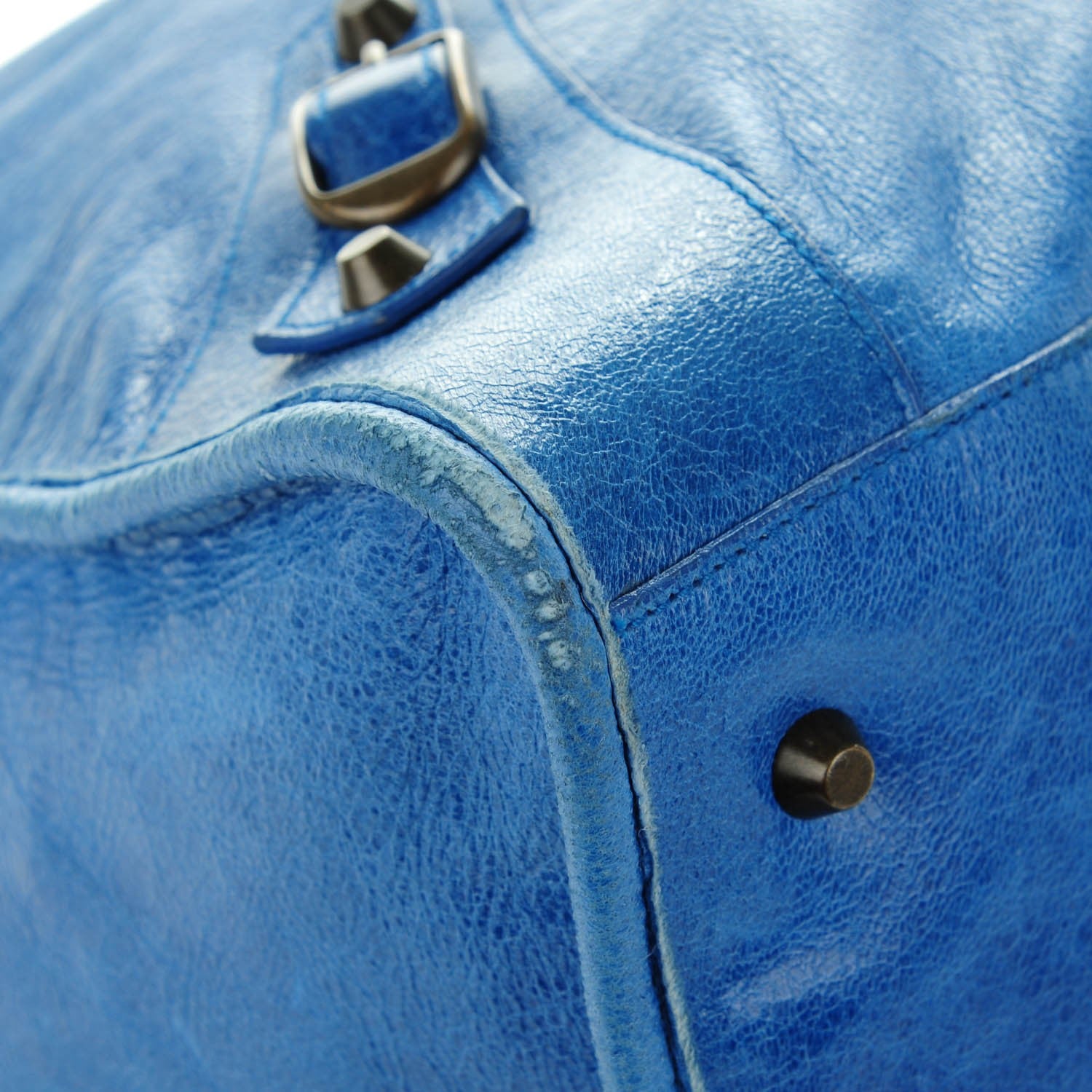 Balenciaga Chevre Classic Hardware Work French Bleu 9 of 9