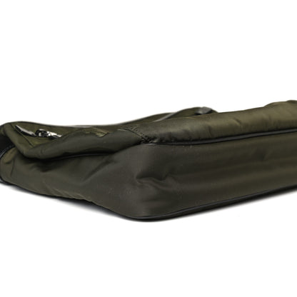 Prada Tessuto Nylon Saffiano Messenger Bag Militare 17 of 27