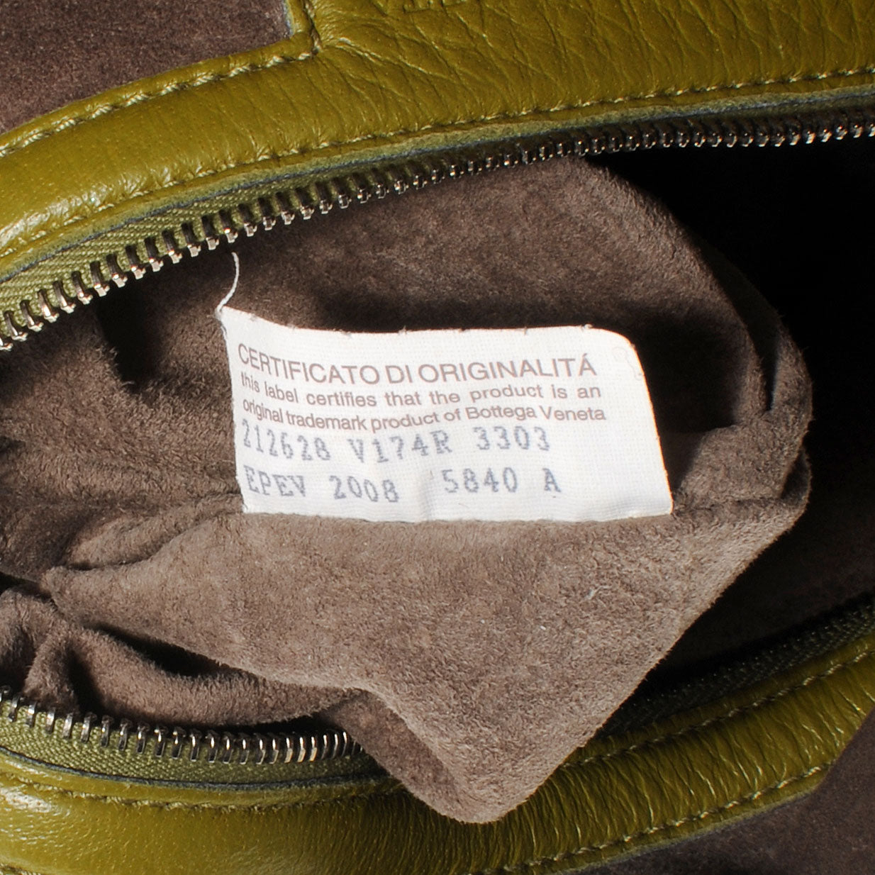 Bottega Veneta Cervo Ottone Tote Absinthe 8 of 8