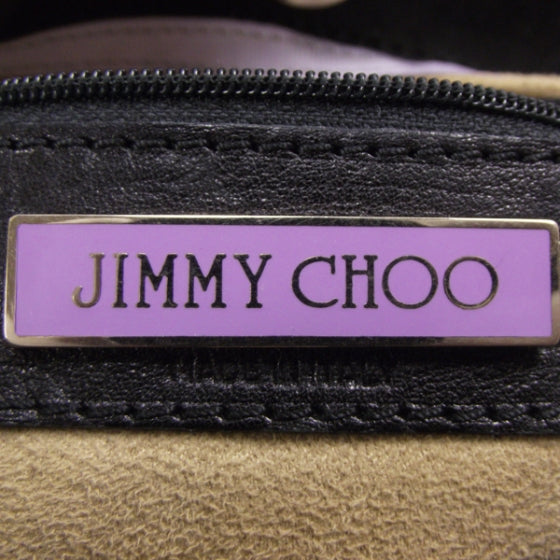 Jimmy Choo Leather Suede Mahala Black 8 of 10