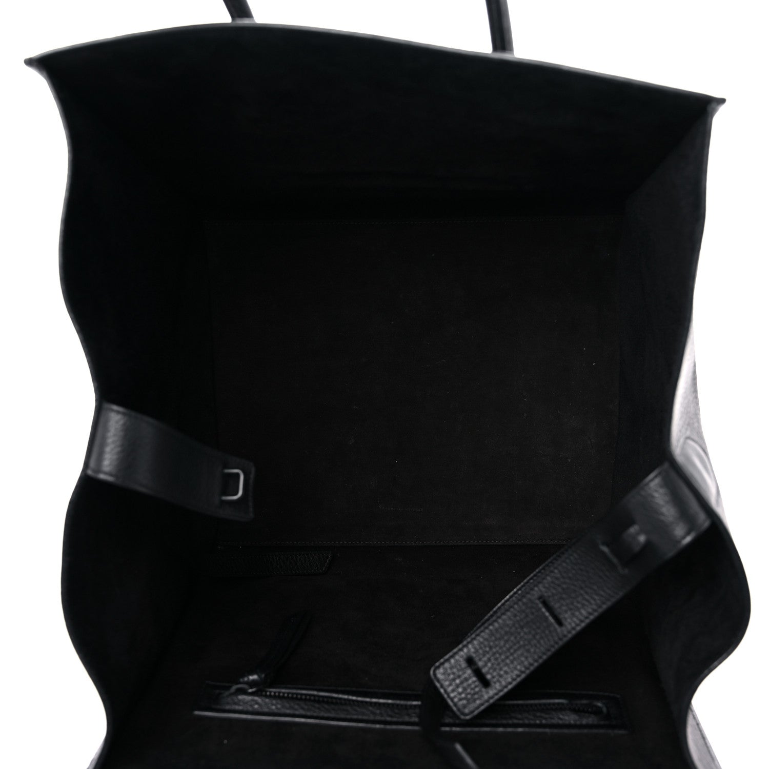 Celine Grained Calfskin Medium Phantom Luggage Black 6 of 16