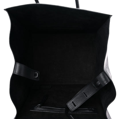 Celine Grained Calfskin Medium Phantom Luggage Black 6 of 16
