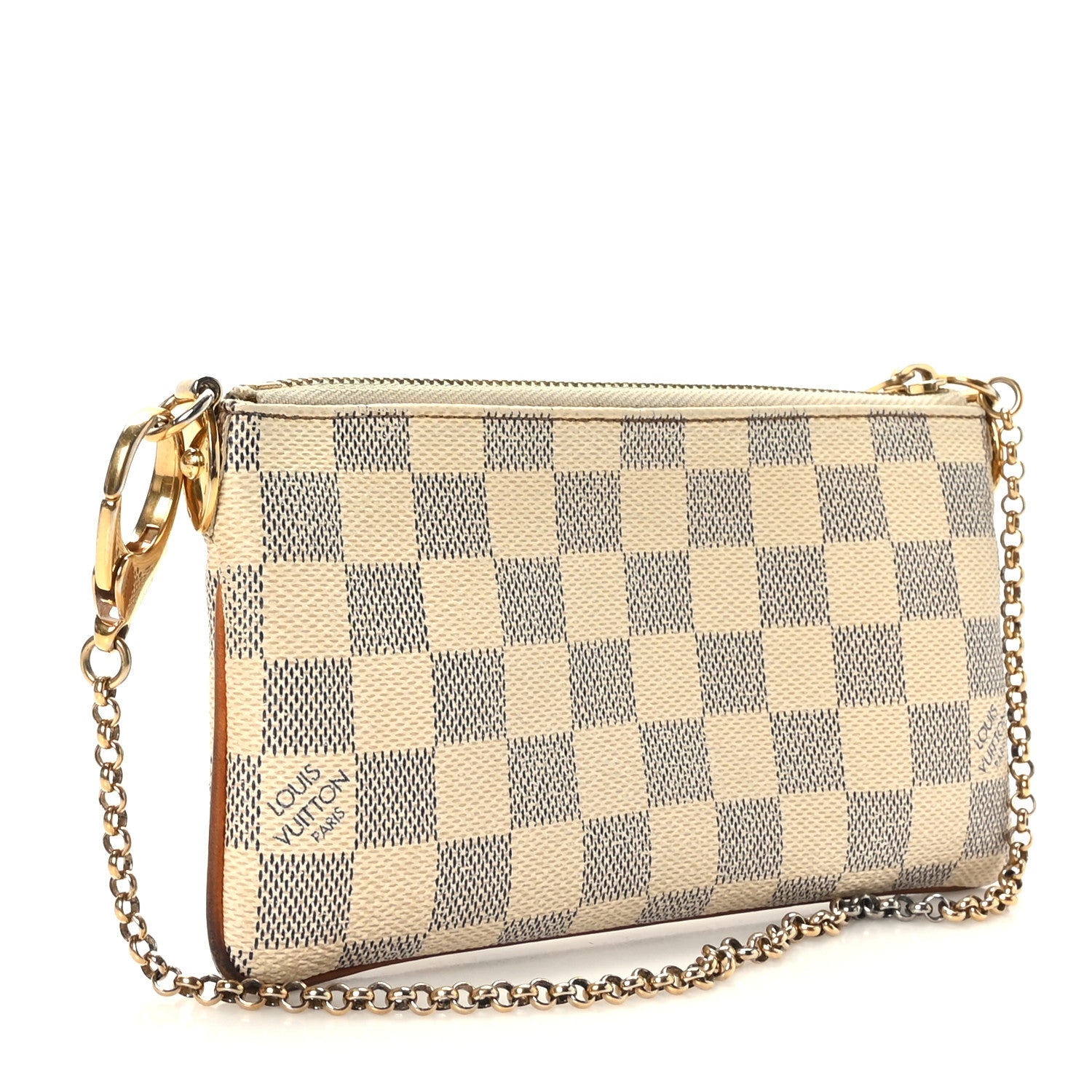 Louis Vuitton Damier Azur Pochette Milla MM 3 of 9