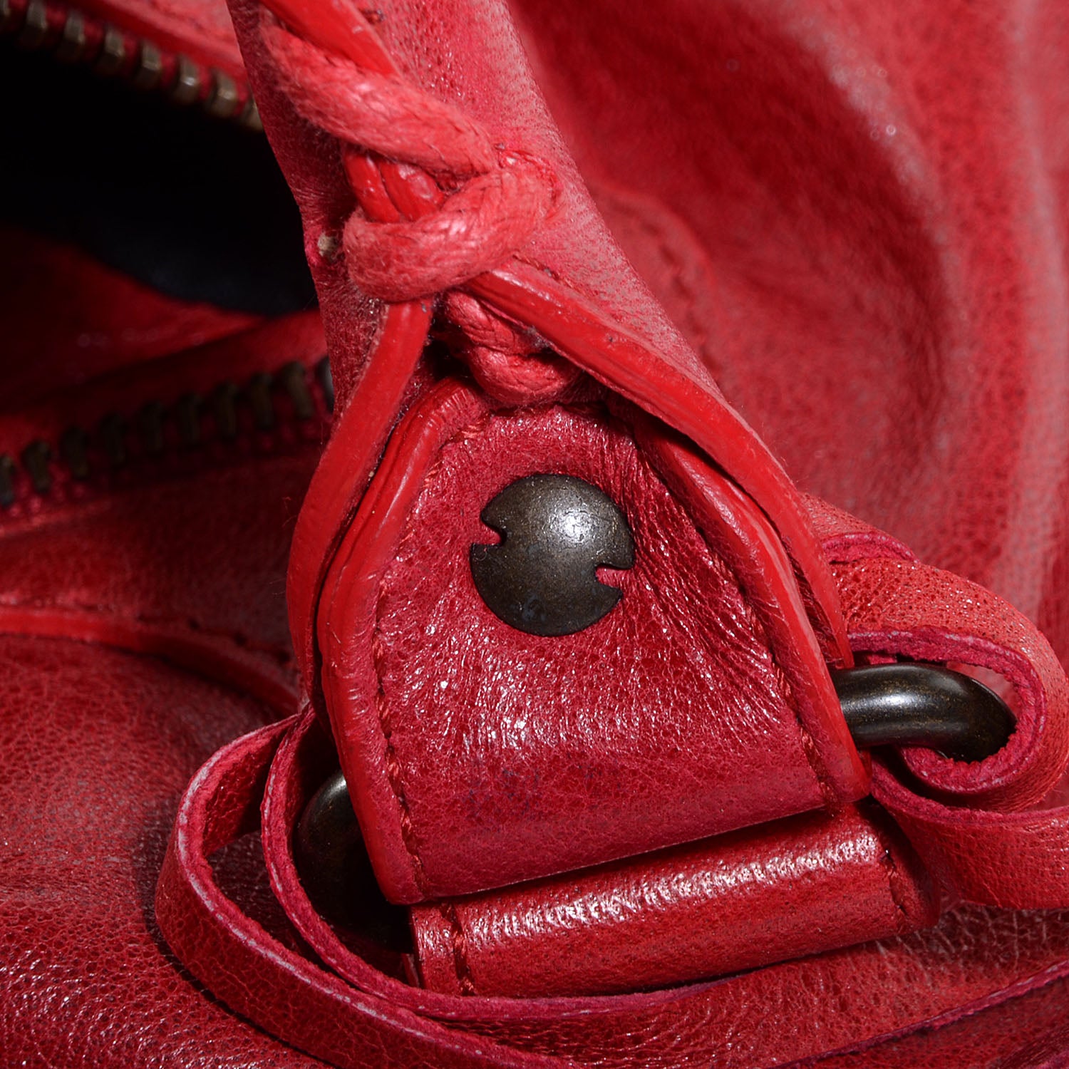 Balenciaga Chevre Classic Hardware City Rouge Vif 6 of 11
