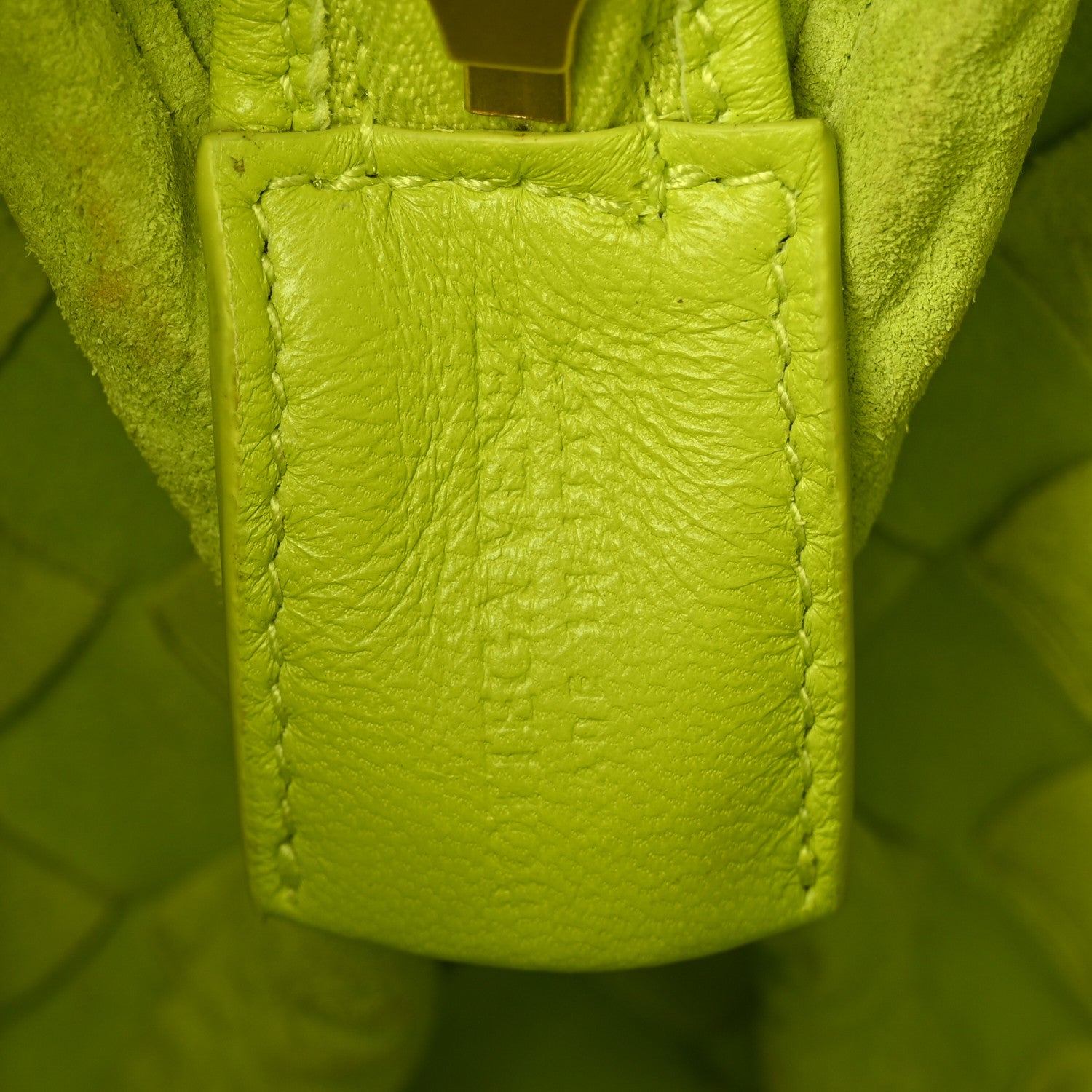 Bottega Veneta Nappa Intrecciato Mini Loop Camera Bag Acid Kiwi 6 of 9