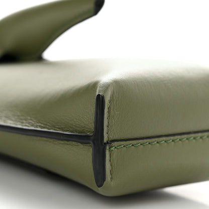 Loewe Calfskin Elephant Pouch Crossbody Bag Avocado 10 of 11