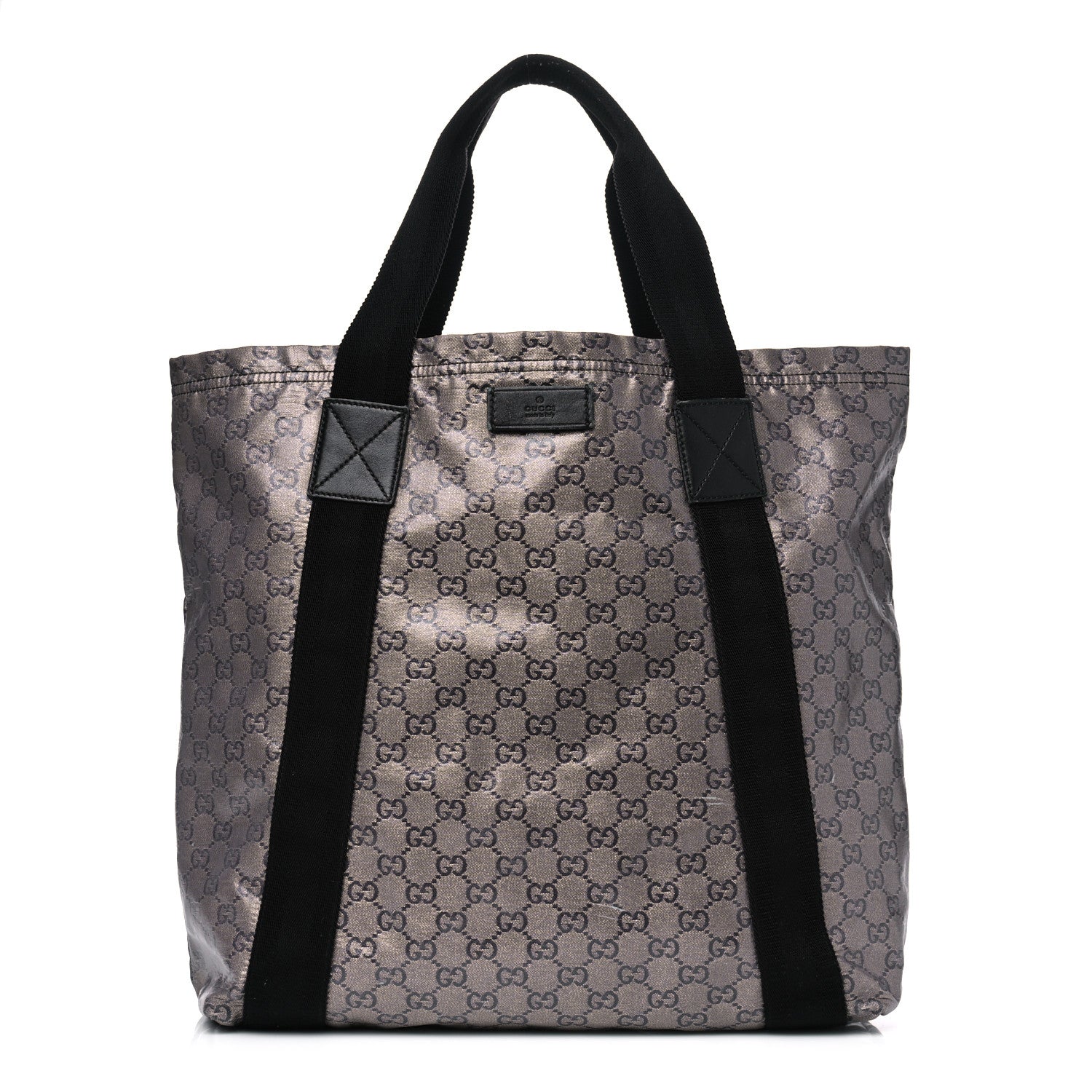 Gucci Crystal Monogram Medium Vertical Tote Black 1 of 4
