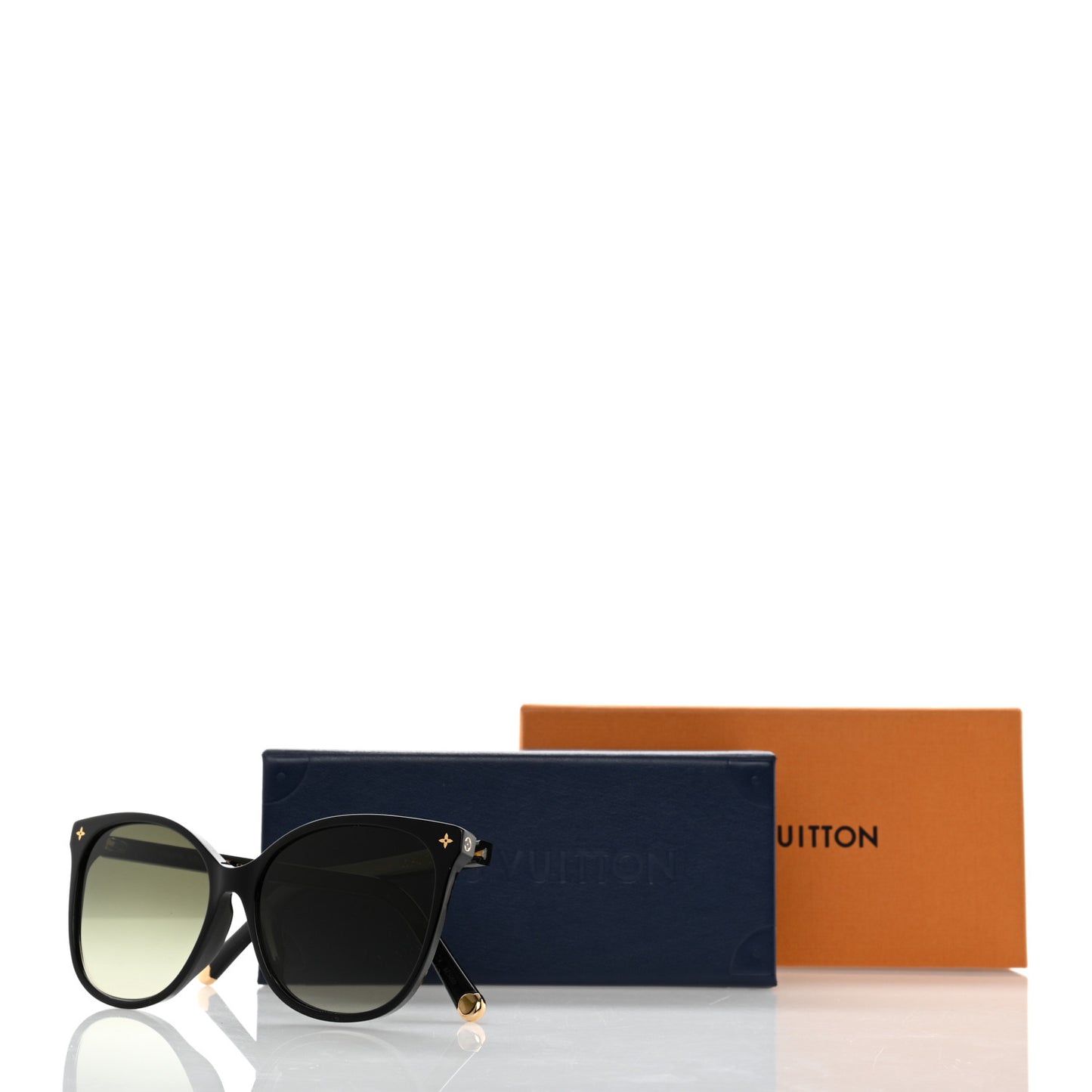 Acetate My Monogram Light Cat Eye Sunglasses Z1657E Black