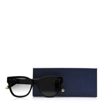 Louis Vuitton Acetate My Monogram Square Sunglasses Z1523W Black 5 of 5