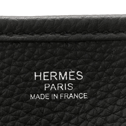 Hermes Taurillon Clemence Evelyne III PM Black 6 of 11